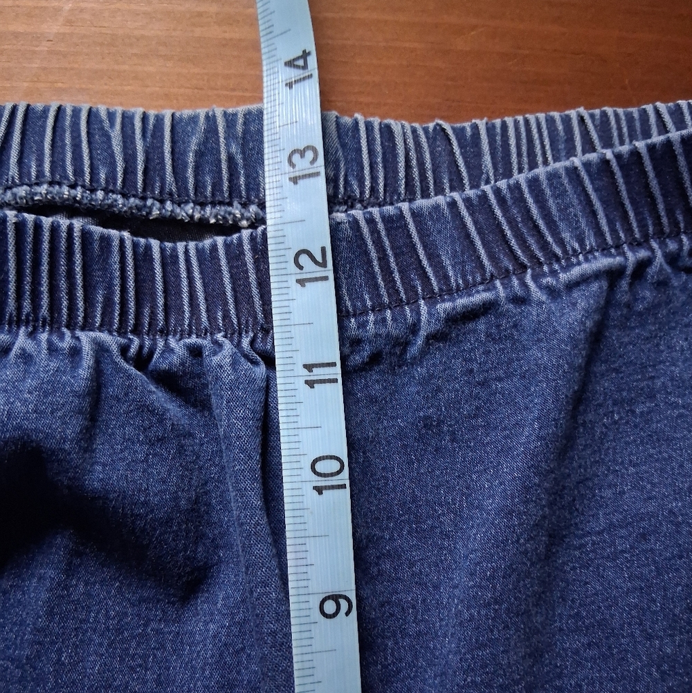Vintage Just My Size Denim Pull On Pants - Picture 5 of 7